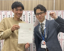 小山田庄吾さんと小林教室長