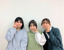 友達Mさん(左)/生徒Tさん(真ん中)/K先生(右)