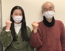 村上夏稀さんと小林先生