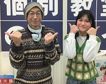 菅原小夏さんと小林誠先生