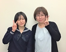 白幡凜さんと工藤僚子先生