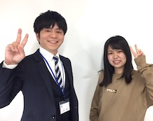 赤嶺佳名子さんと教室長