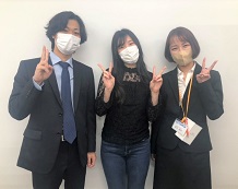瑠菜さんとお世話になった先生たち!