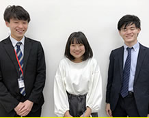 小山さん(中央)西室先生(左)中尾先生(右)