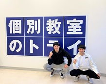 M・Rくん(右)とI・Sくん(左)