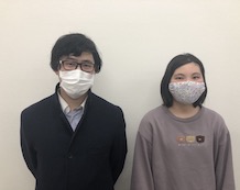 伊藤先生(左)吉田さん(右)