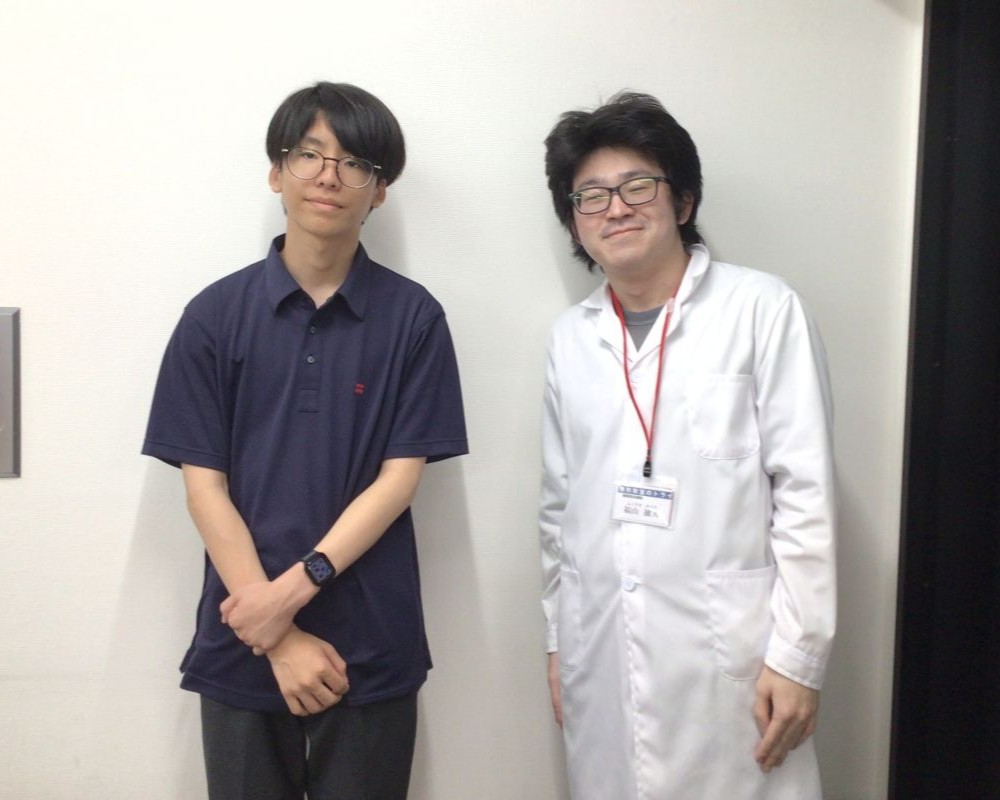 肱岡君と福山先生