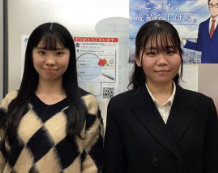 堀井美桜さんと佐藤先生