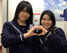 片岡瑞帆さんと伊藤珠菜さん