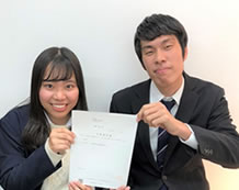 兼康 智遥さんと石黒先生