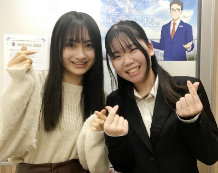 武井麻桜さんと佐藤先生