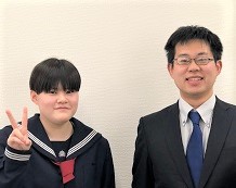 宮澤梨々華さん（高社中学校卒）