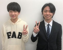 中村歩暉さんと安藤先生