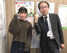 新岡さんと田中教室長