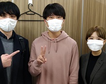 Nくんと担当した本田先生、大谷先生