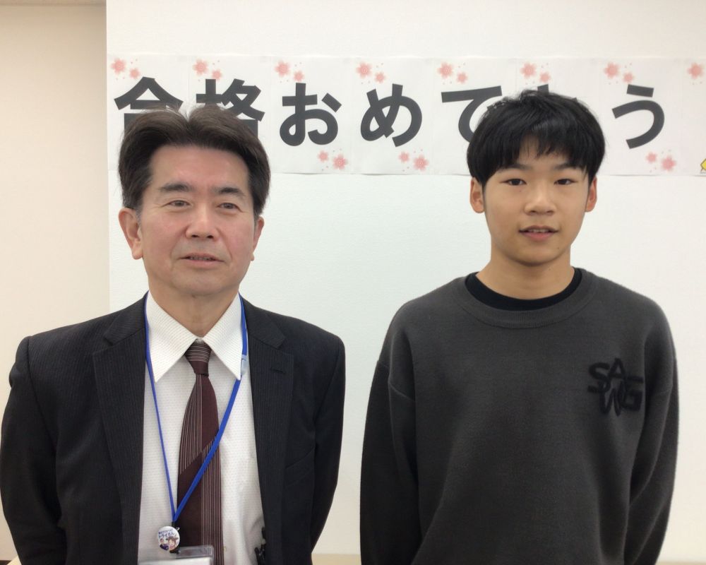 K.Nくんと谷本教室長 2879