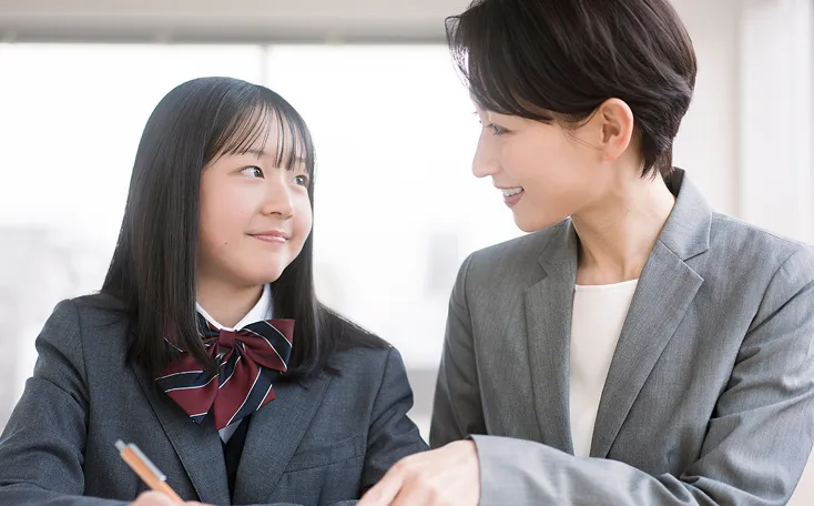 生徒と講師のイメージ