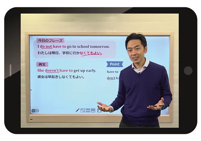 オンライン映像授業のイメージ