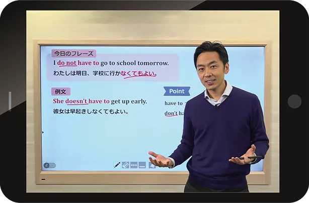 オンライン映像授業のイメージ