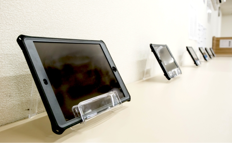 AI診断用のタブレットのイメージ