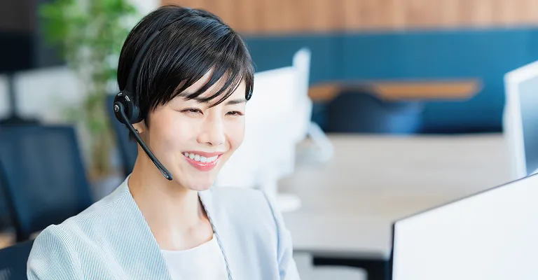 受付担当者のイメージ
